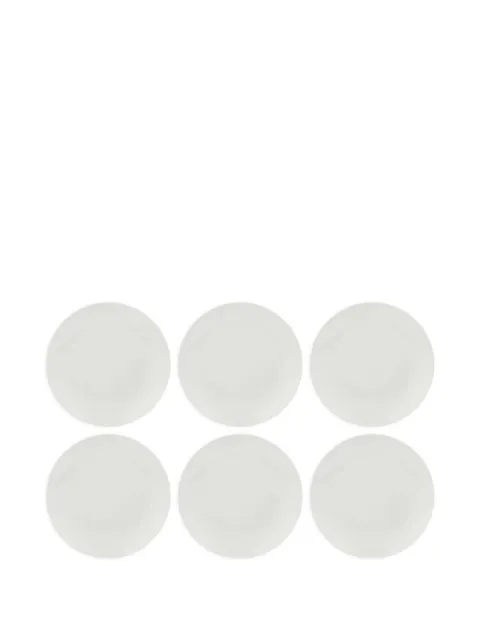 LA PORCELLANA BIANCA Essenziale dinner plates (set of six)