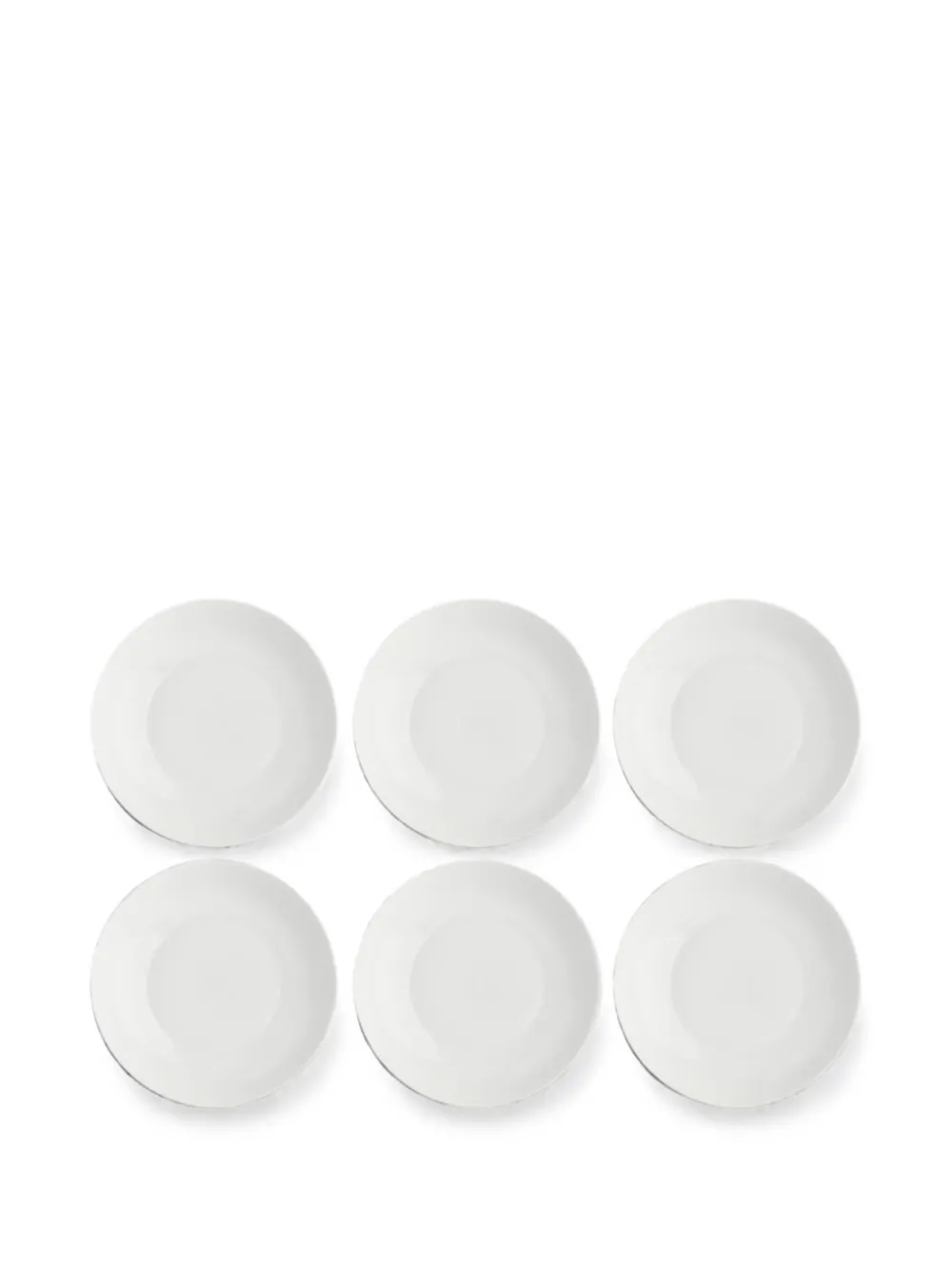 LA PORCELLANA BIANCA Essenziale soup plates (set of six) - Bianco