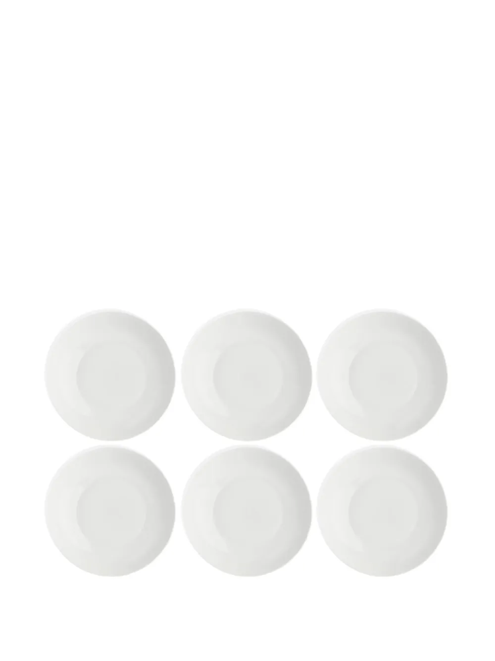 LA PORCELLANA BIANCA Essenziale soup plates (set of six) - Weiß