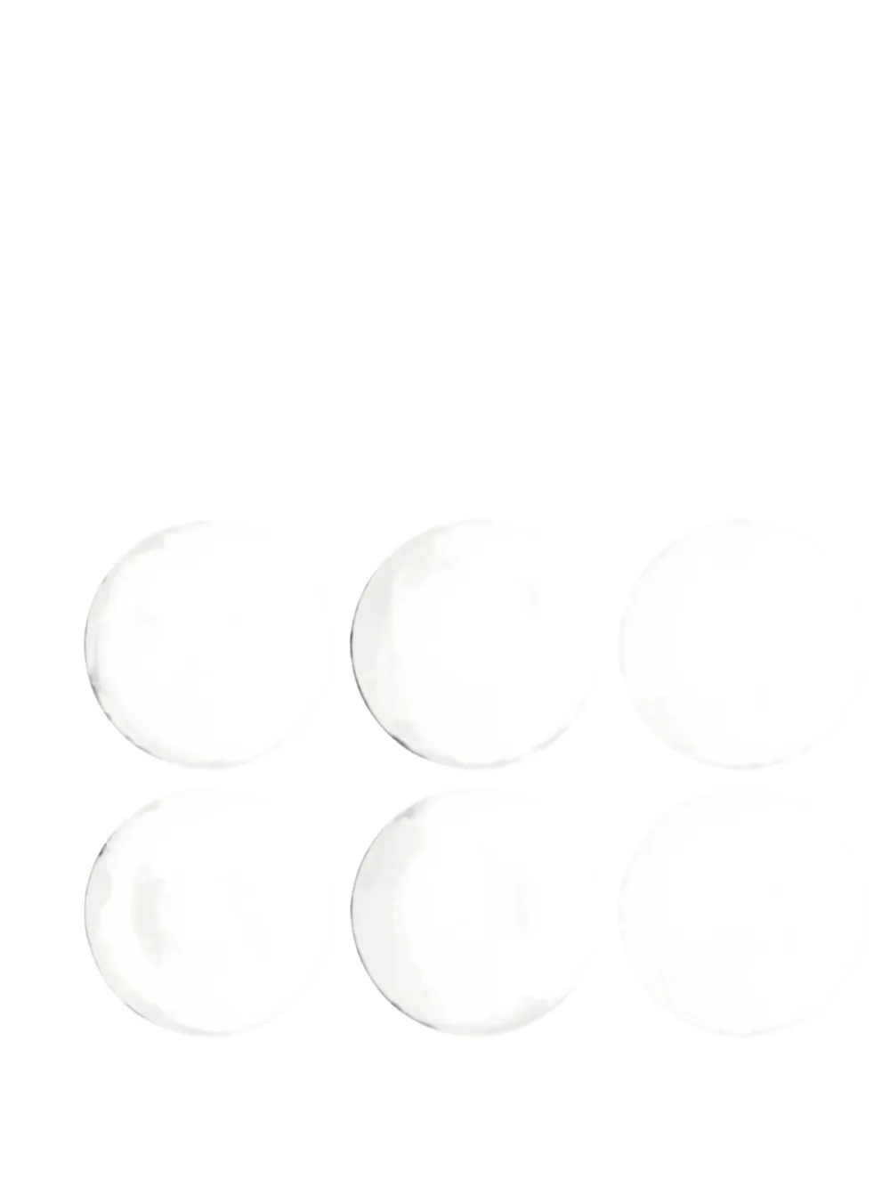 LA PORCELLANA BIANCA Essenziale coup plates (set of six) - Bianco