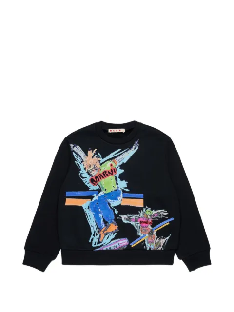 Marni Kids graphic-print sweatshirt