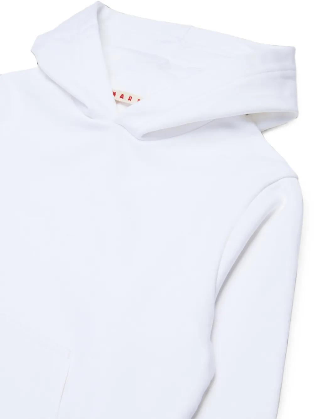 Marni Kids Hoodie met logoprint Wit