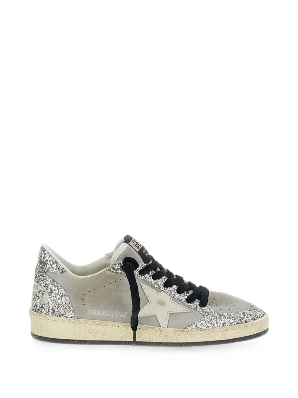 Golden Goose Ball Star glitter-embellished sneakers - Grigio