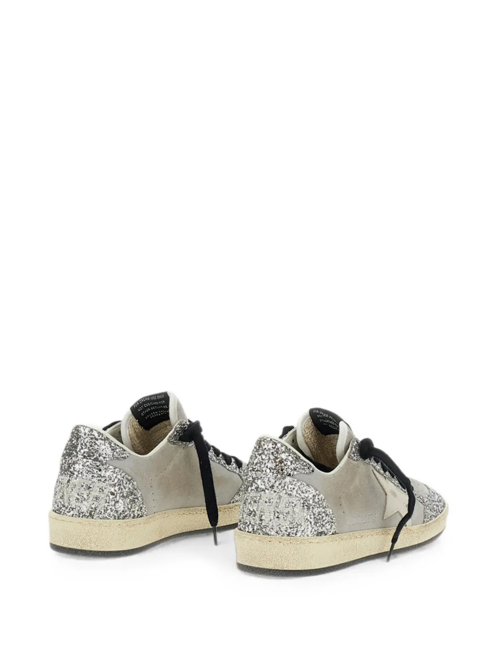 Golden Goose Ball Star glitter-embellished sneakers Grijs