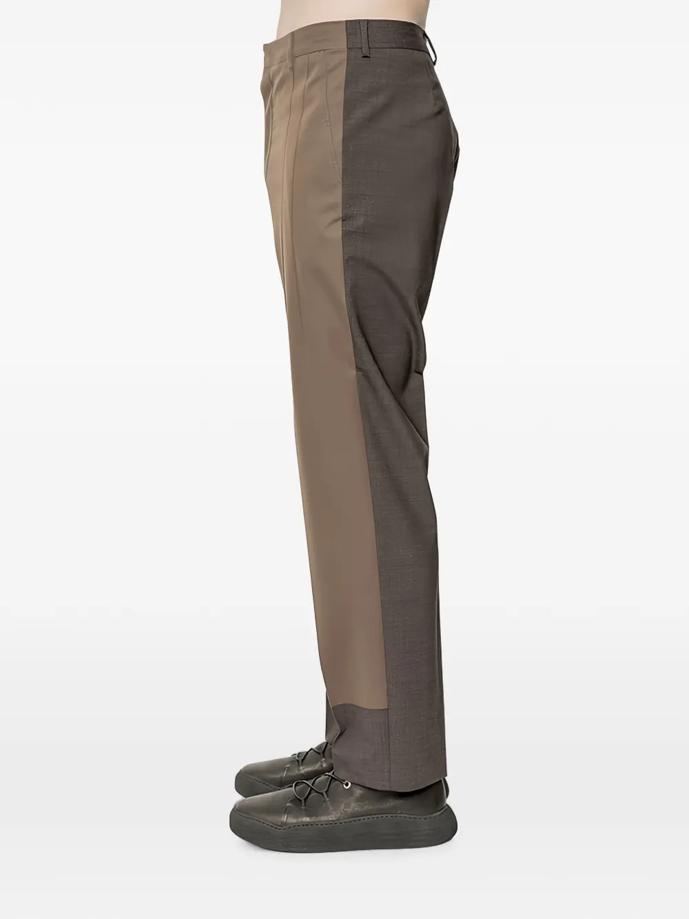 MM6 Maison Margiela Tweekleurige pantalon Grijs
