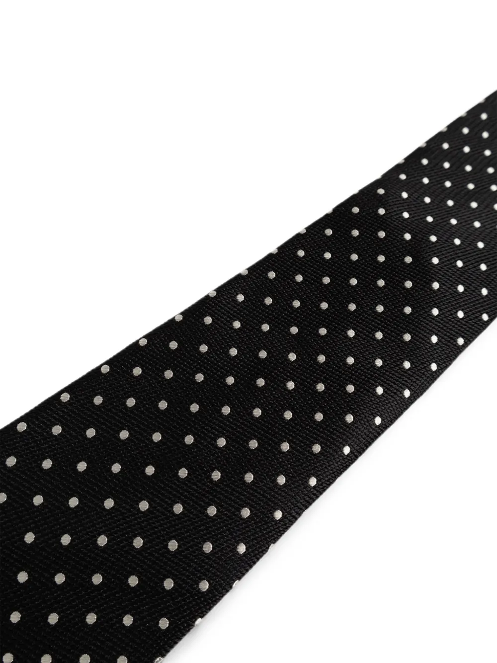 TOM FORD Stropdas met stippen Zwart