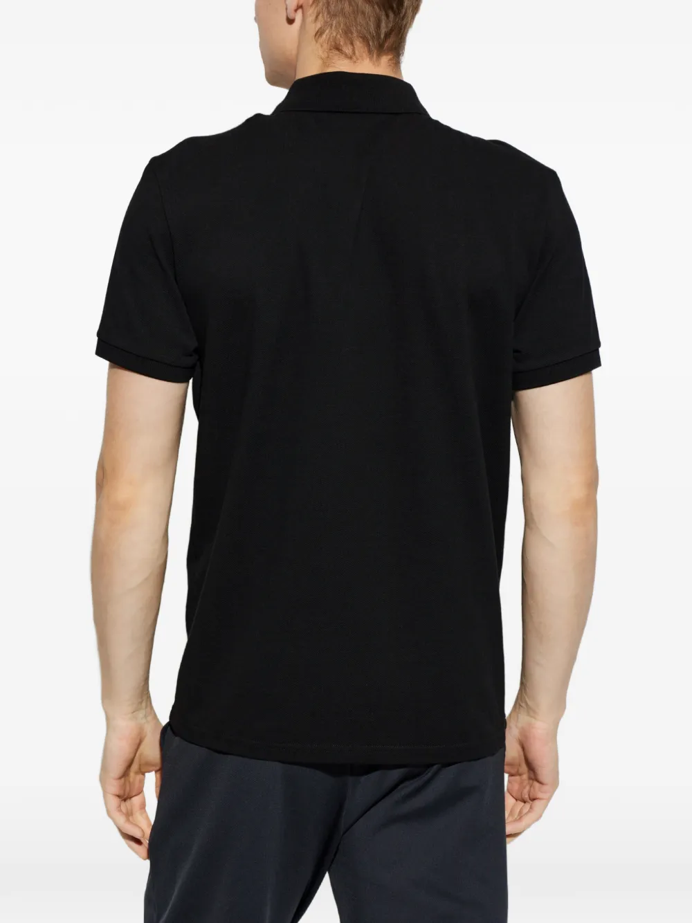 Moncler Poloshirt met logopatch Zwart