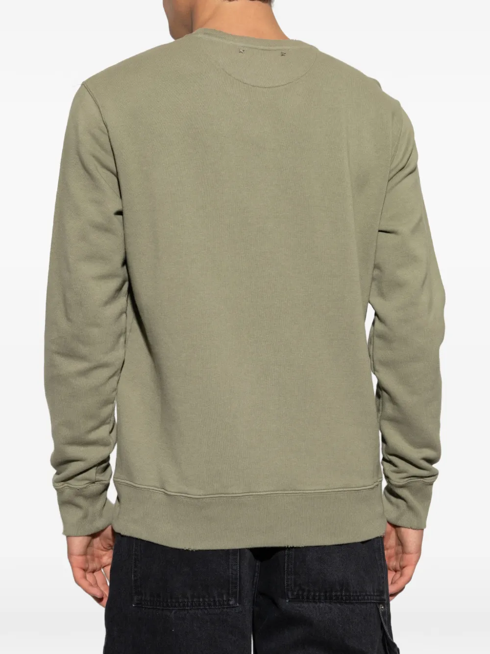 Golden Goose Sweater met logoprint Groen