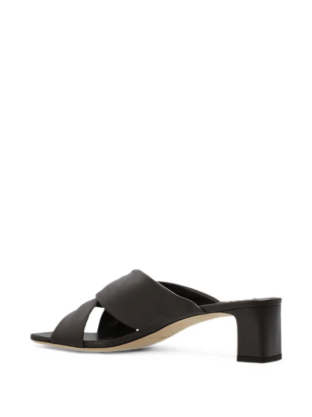 Jimmy Choo Rafi pearl-embellished leather sandals Bruin