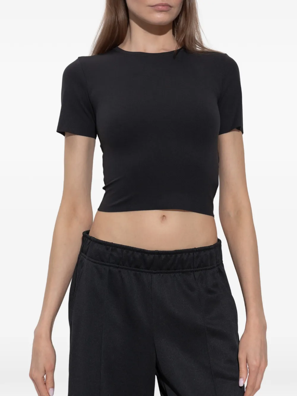 Nike Swoosh-logo T-shirt Zwart