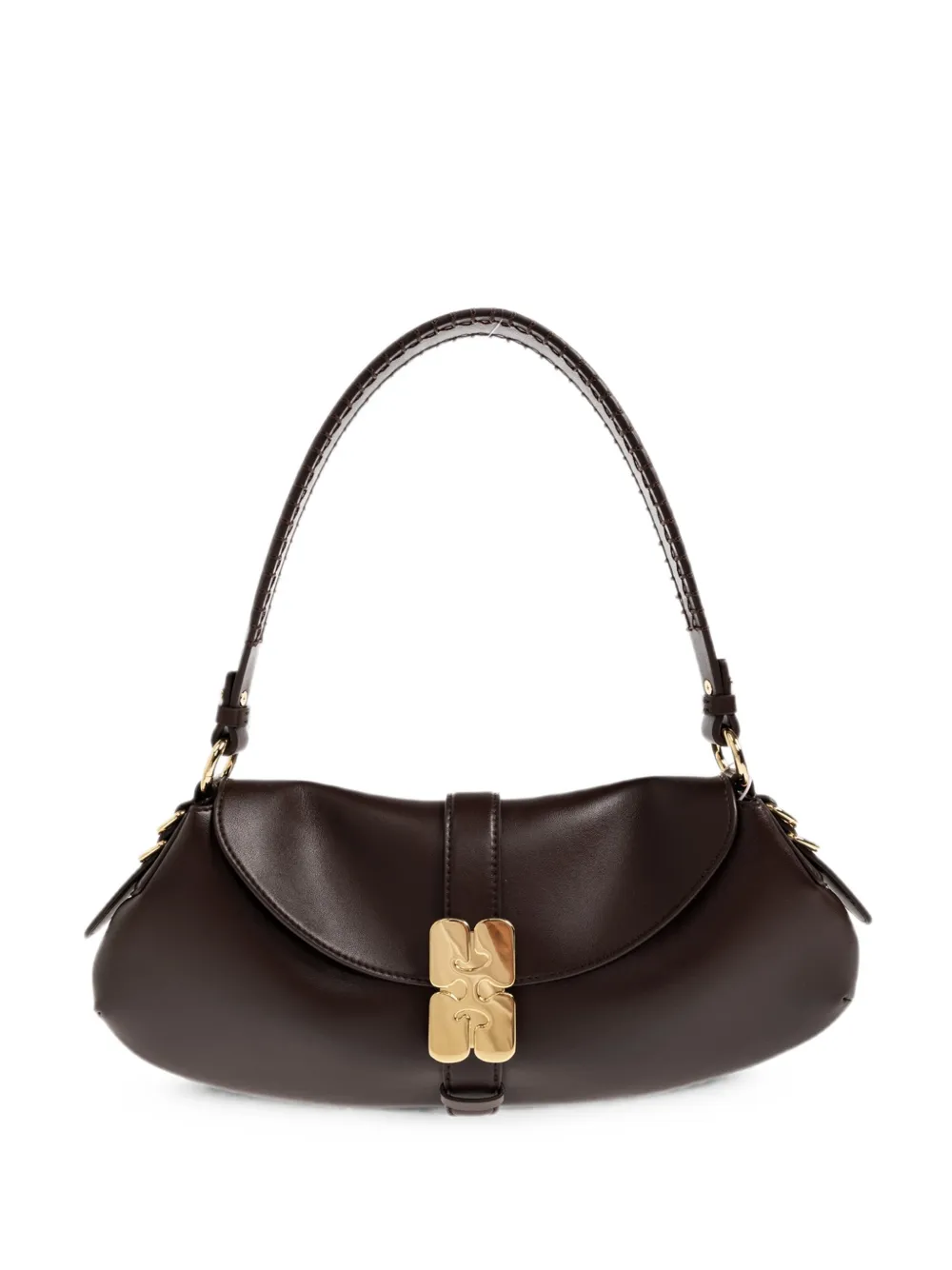 GANNI B-Kat shoulder bag - Marrone
