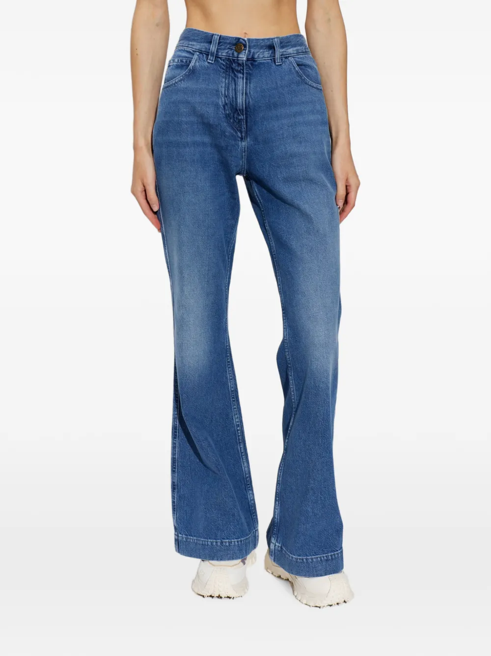 Moncler Jeans met knoopsluiting Blauw