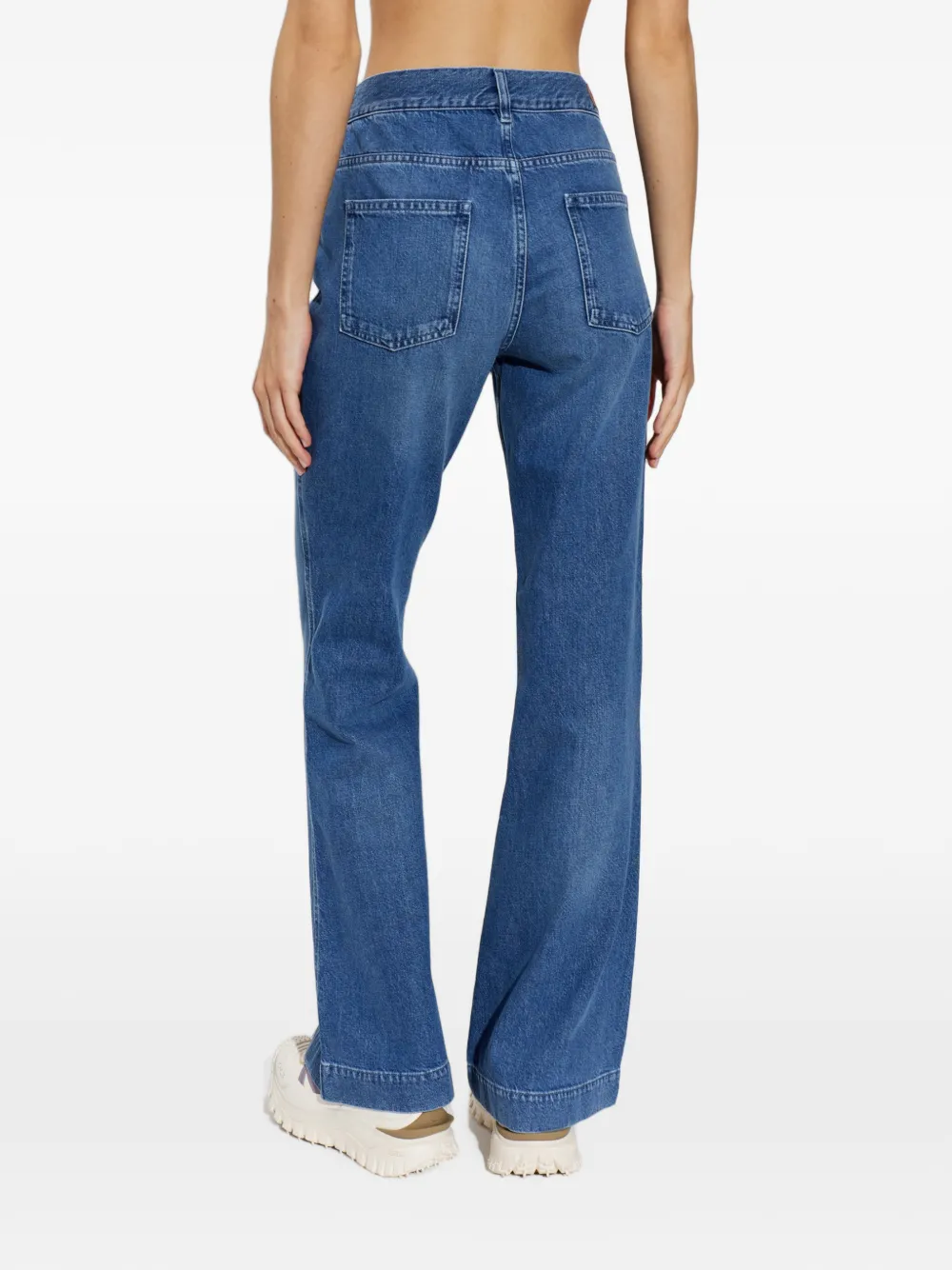 Moncler Jeans met knoopsluiting Blauw