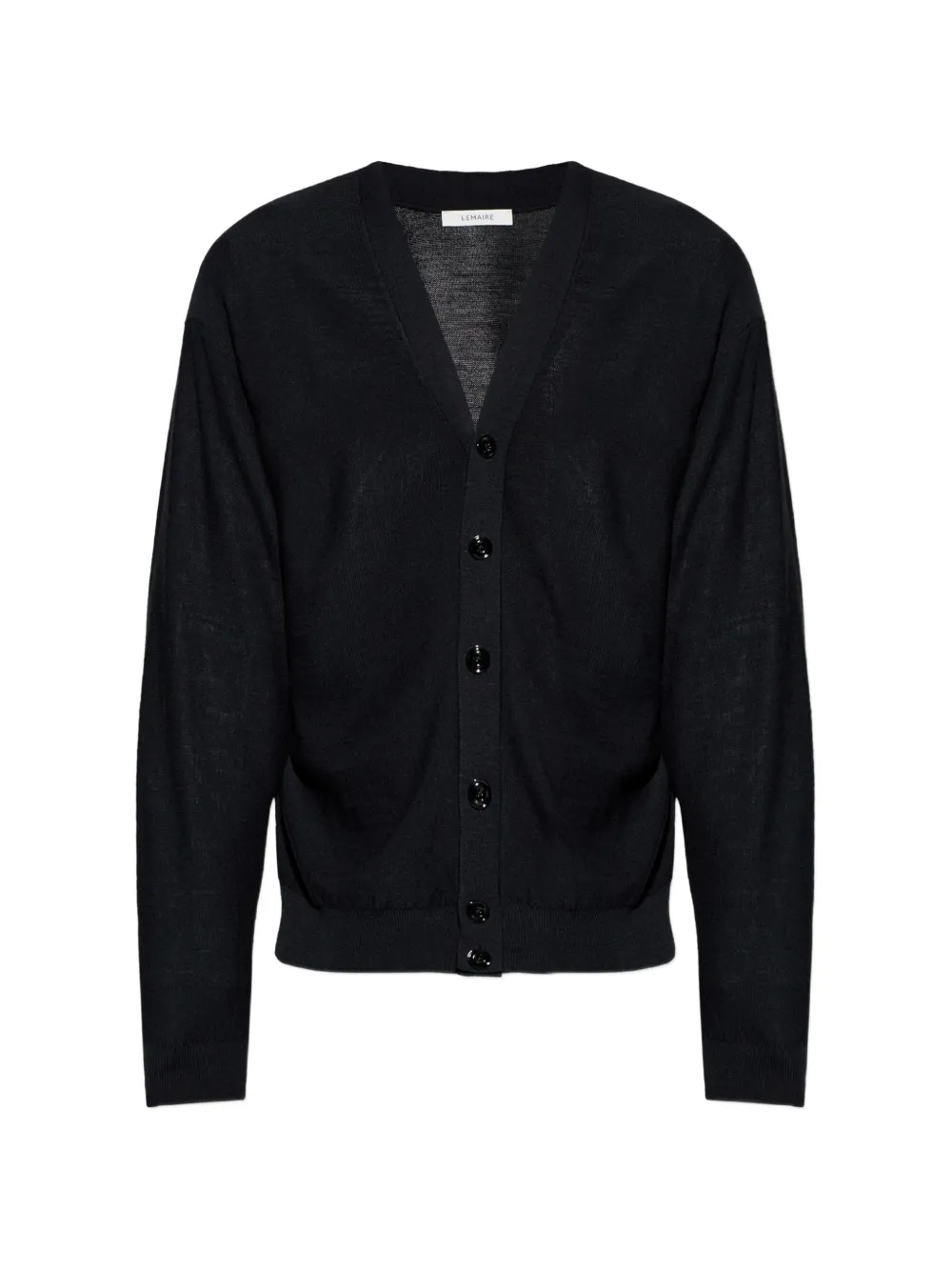 LEMAIRE Cardigan con scollo a V e bottoni - Nero