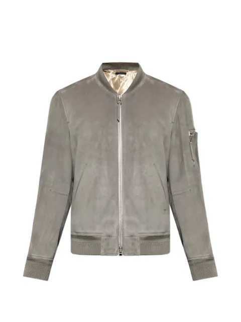 TOM FORD suede bomber jacket