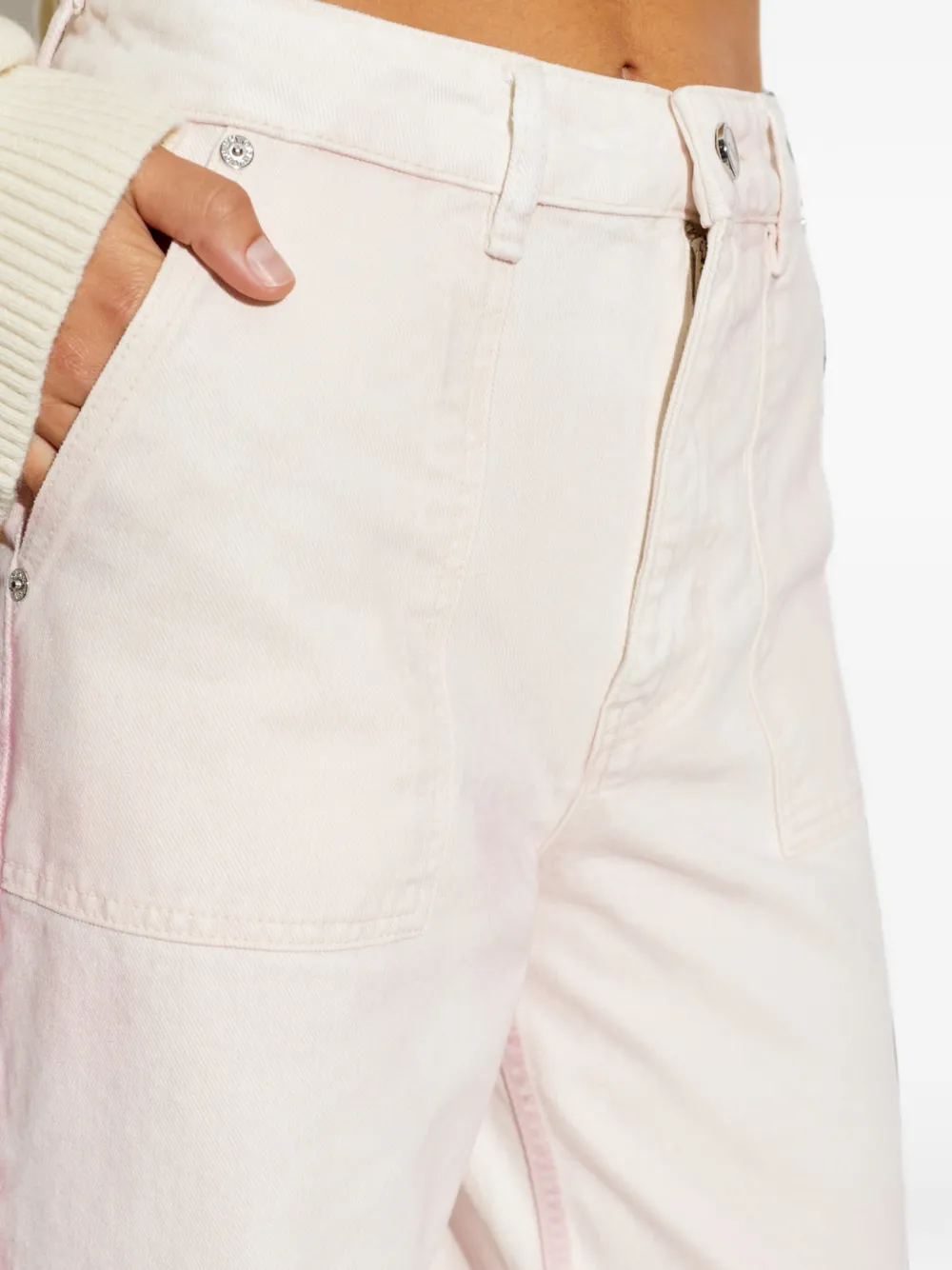 GANNI Cargo shorts Roze