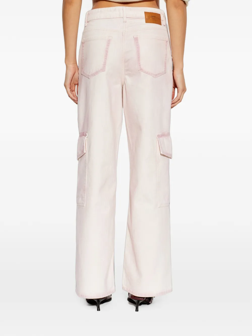 GANNI Cargo shorts Roze