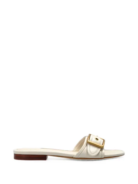 Coach buckle-fastening leather sandals