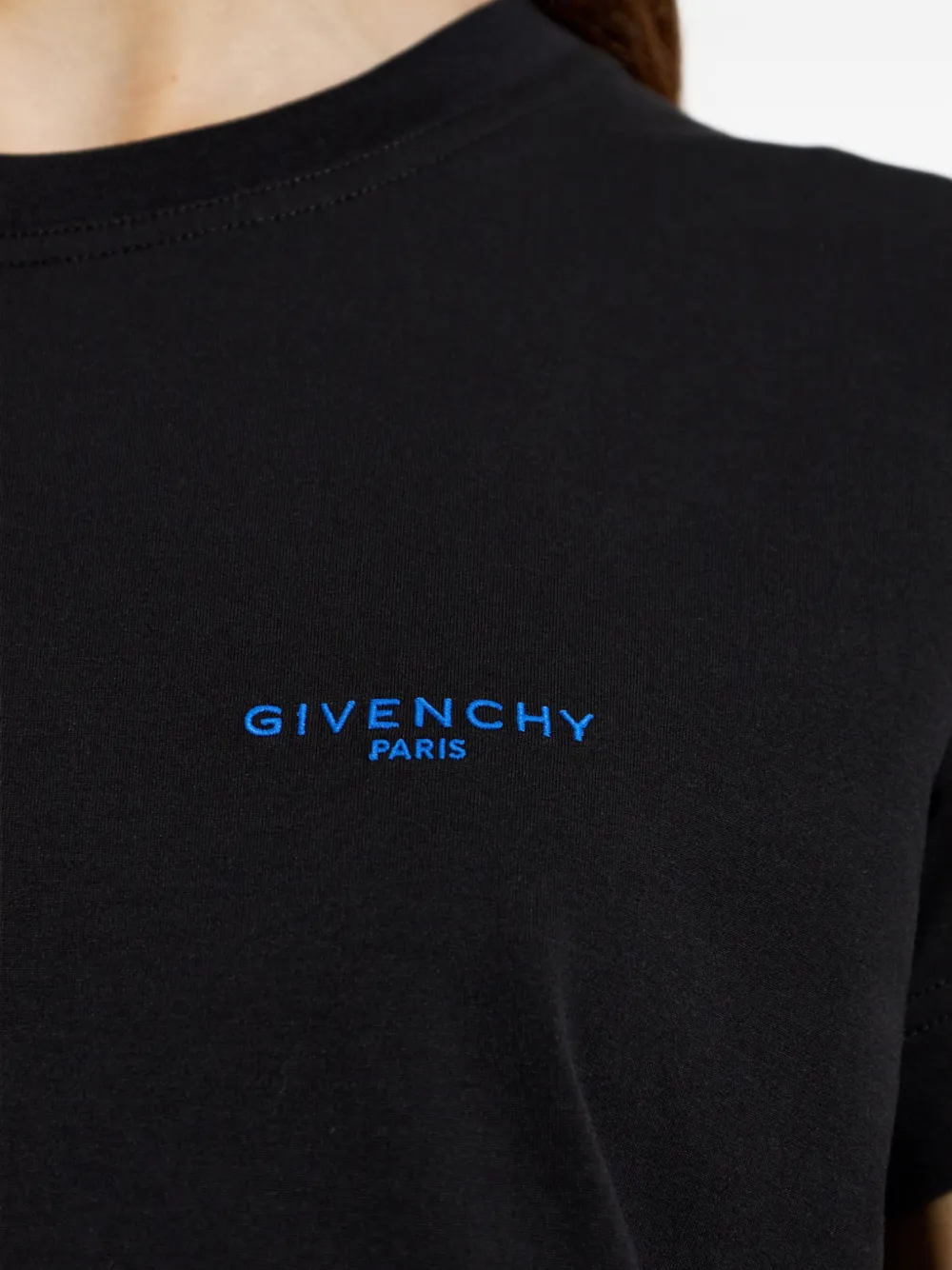 Givenchy Katoenen T-shirt met korte mouwen Zwart