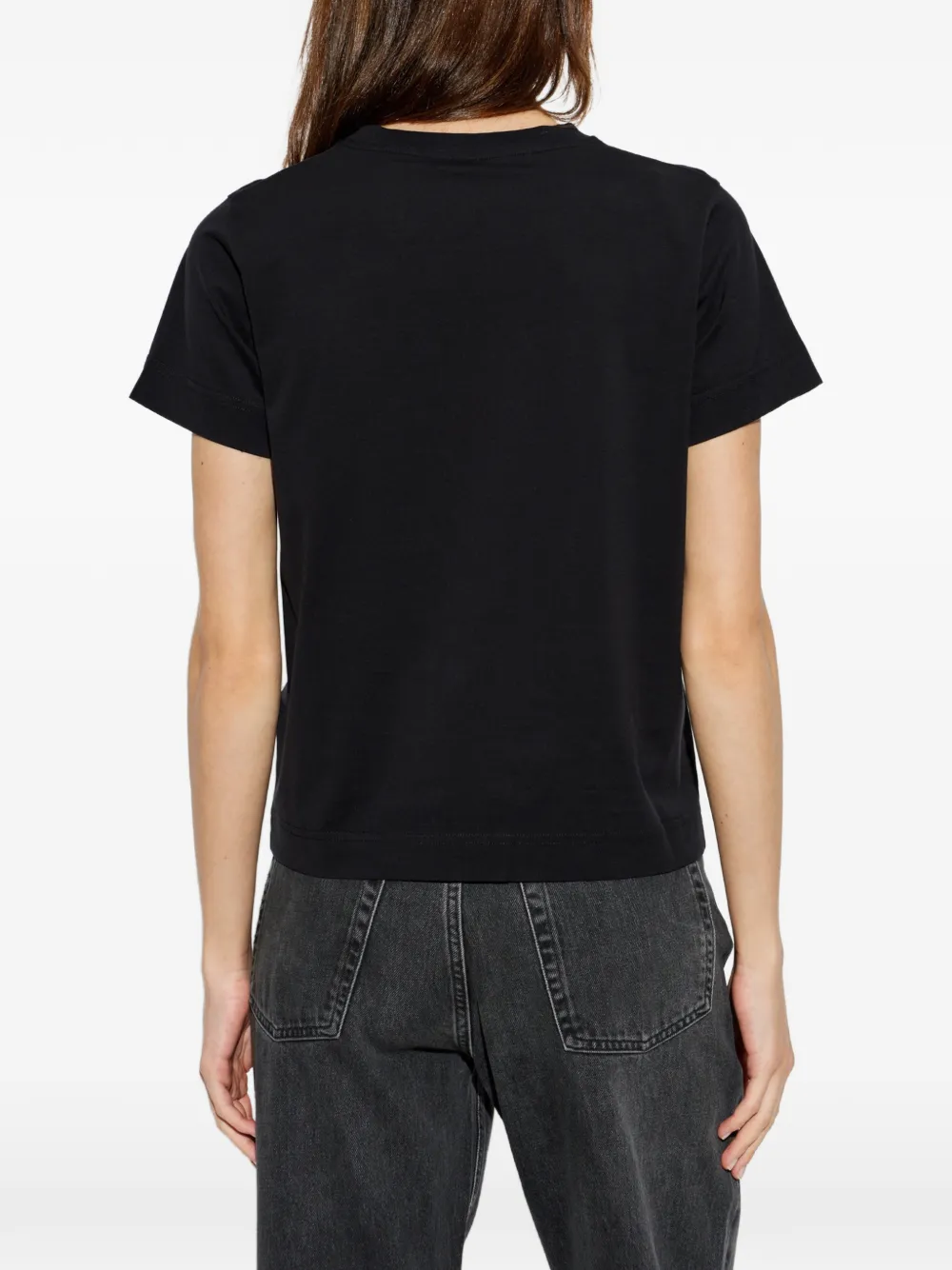 Givenchy Katoenen T-shirt met korte mouwen Zwart