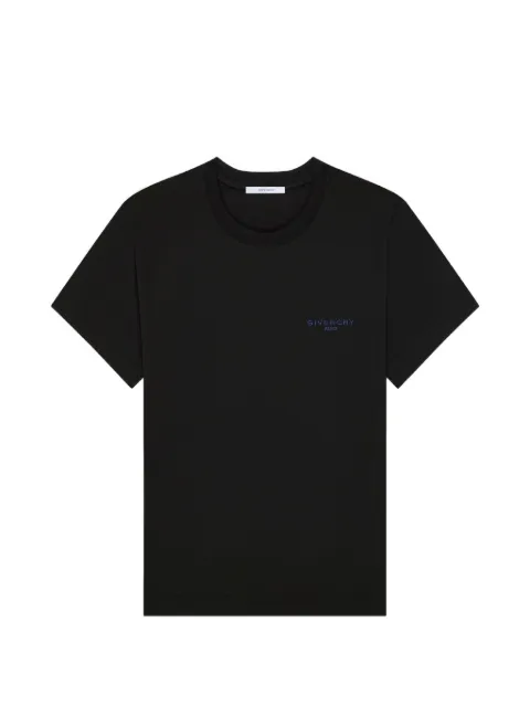 Givenchy slim T-shirt in cotton with Givenchy Paris embroidery