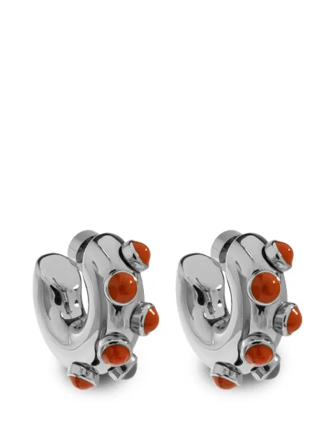 Marni bead-embellished hoop earrings