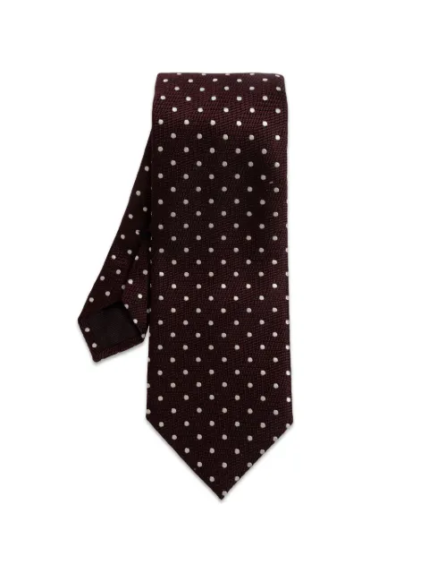TOM FORD polka-dot silk tie