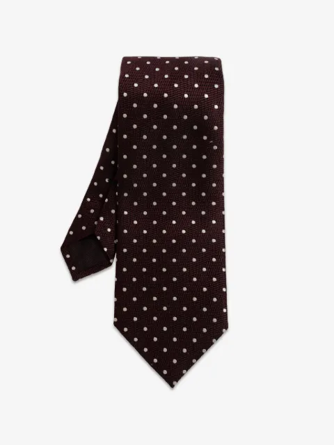 TOM FORD polka-dot silk tie