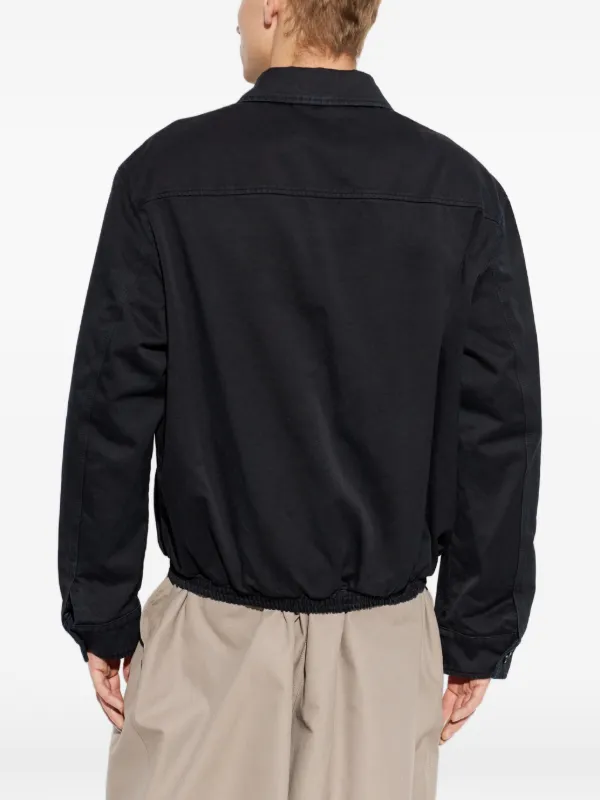 Marni zip-up Cotton Jacket | Black | FARFETCH