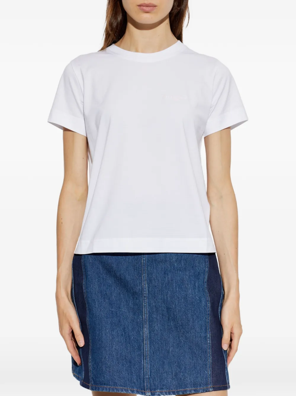 Givenchy T-shirt met logoprint Wit