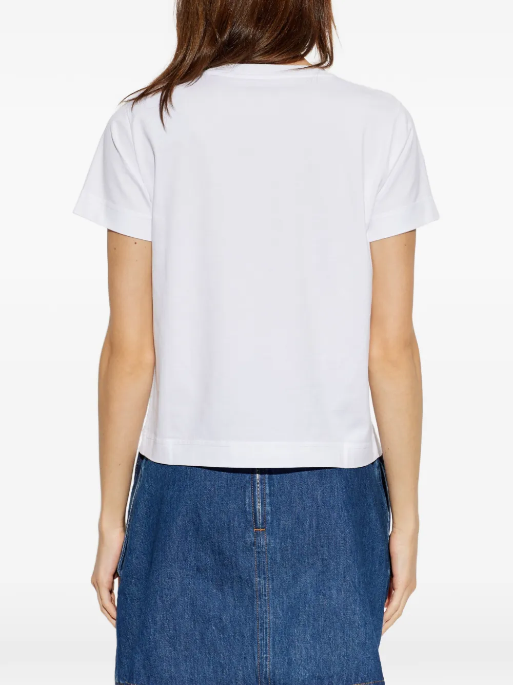 Givenchy T-shirt met logoprint Wit