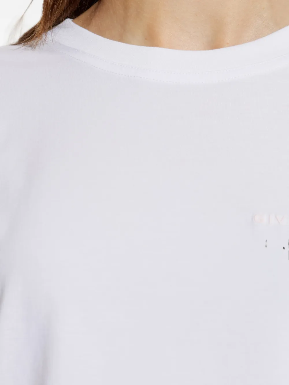 Givenchy T-shirt met logoprint Wit