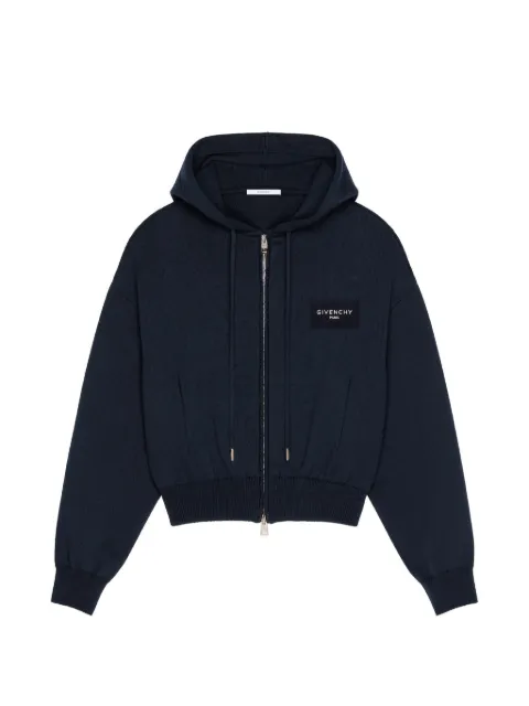 Givenchy Kapuzenjacke aus Wolle und Baumwolle mit Givenchy Paris