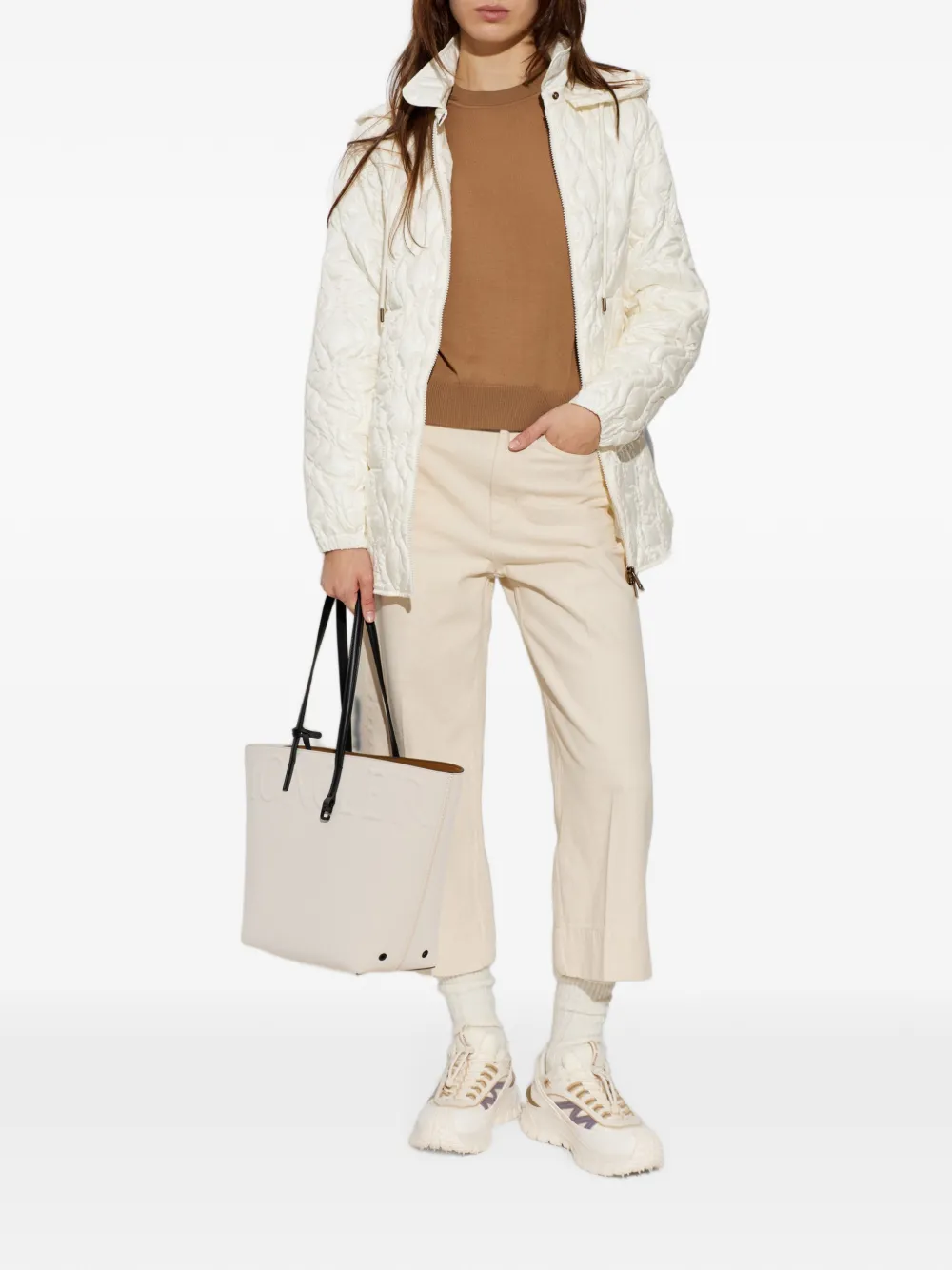 Moncler Trui met raglanmouwen Bruin