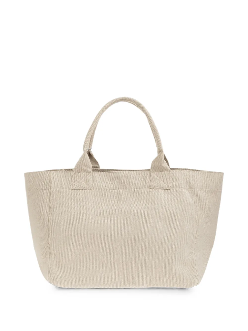 GANNI Cotton Tote Bag in Neutrals, view 3