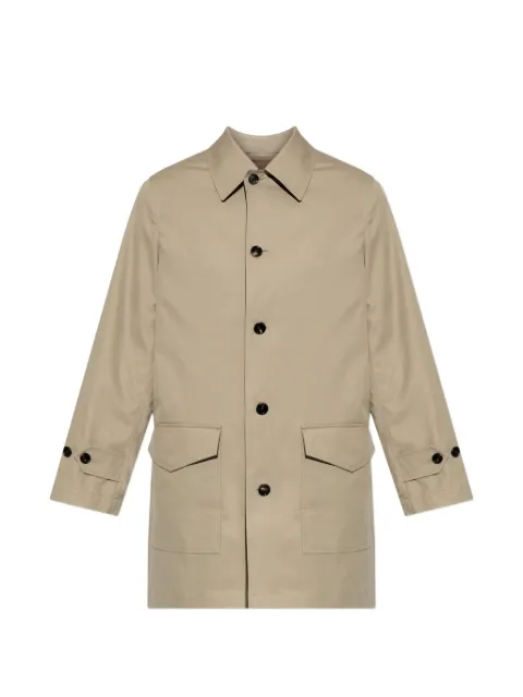 Burberry Meadowbank single-breasted cotton coat