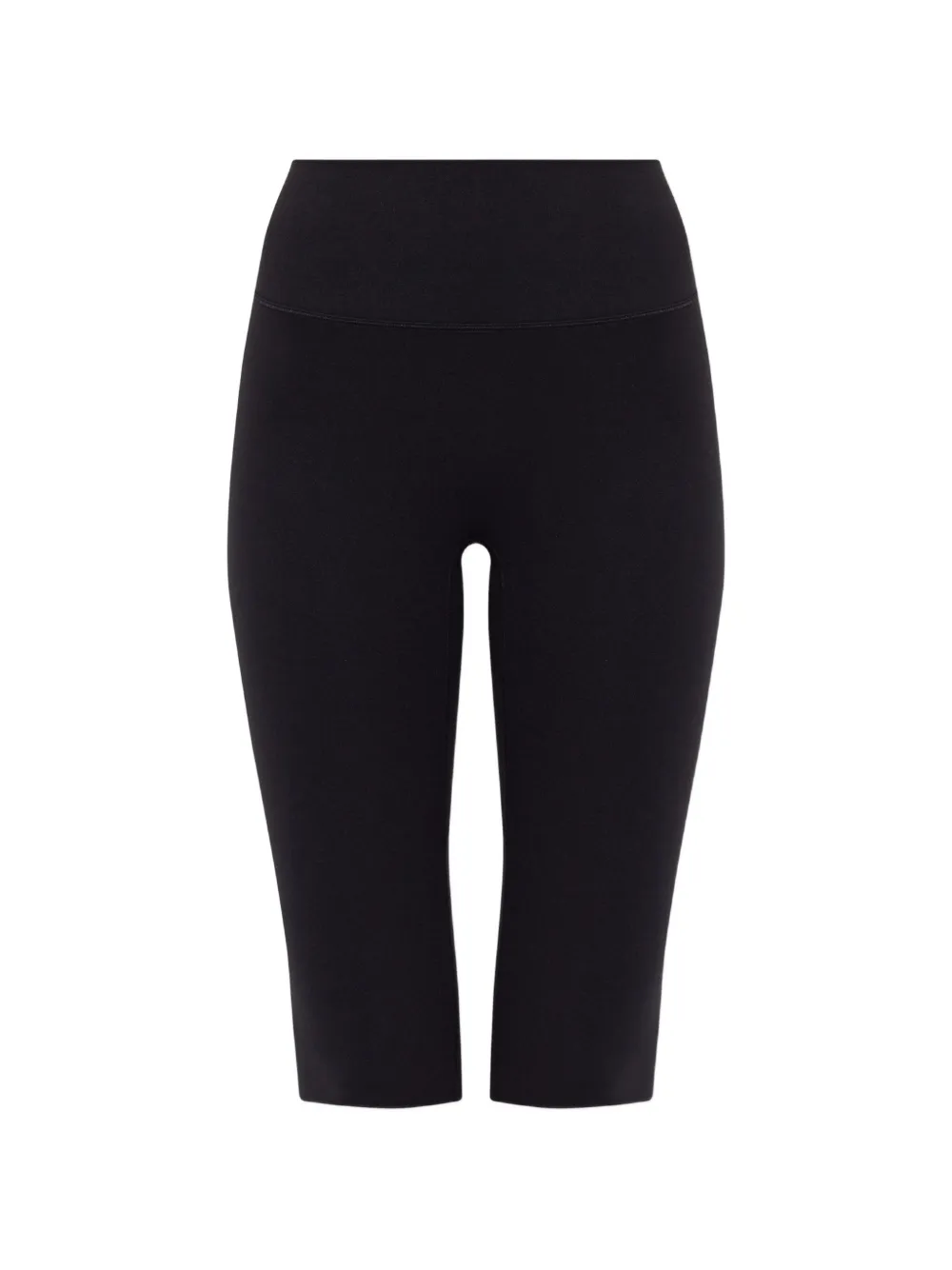 Nike logo-print cropped leggings - Schwarz