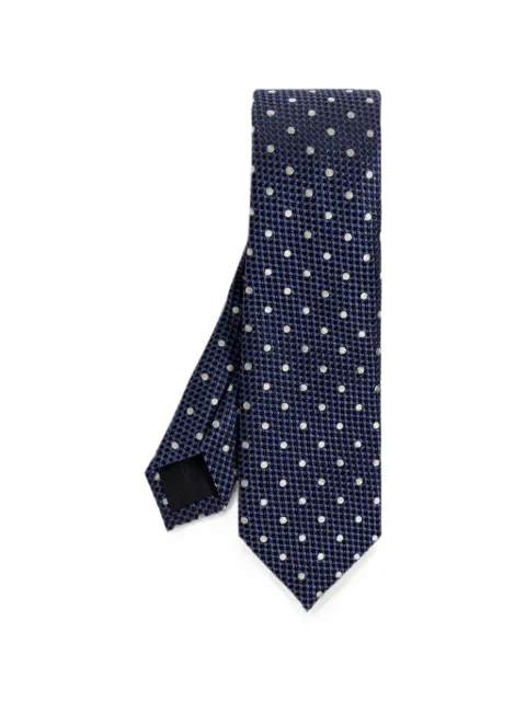 TOM FORD polka-dot silk tie