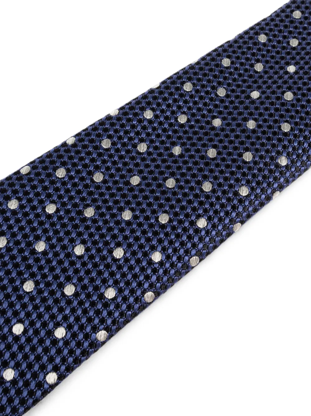 TOM FORD Stropdas met stippen Blauw