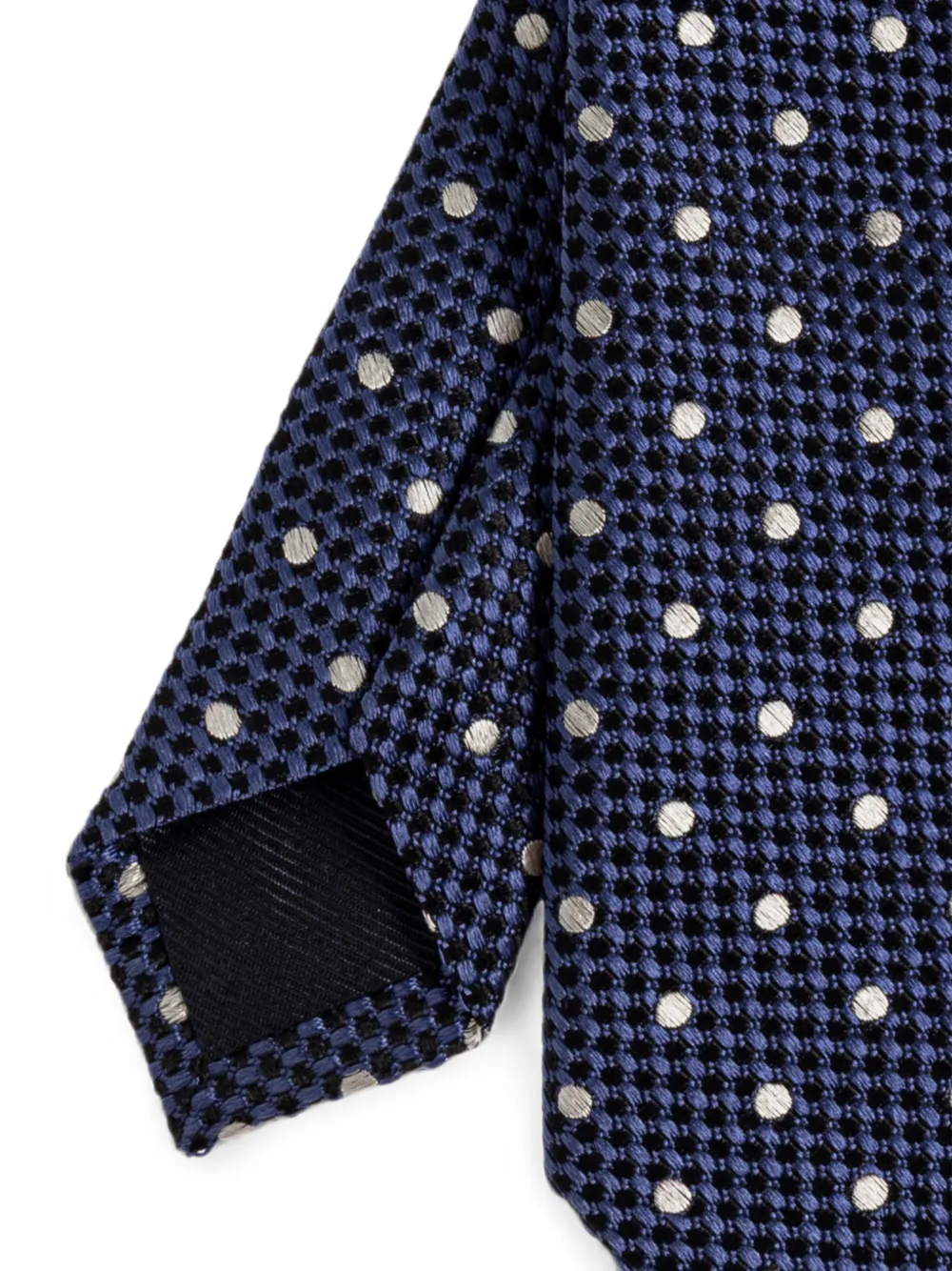 TOM FORD Stropdas met stippen Blauw