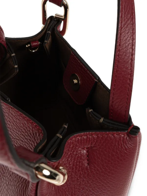 Furla Nuvola Grainy Leather Tote Bag | Red | FARFETCH CA