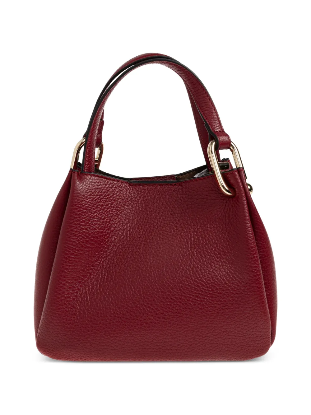 Furla Nuvola shopper van bewerkt leer Rood