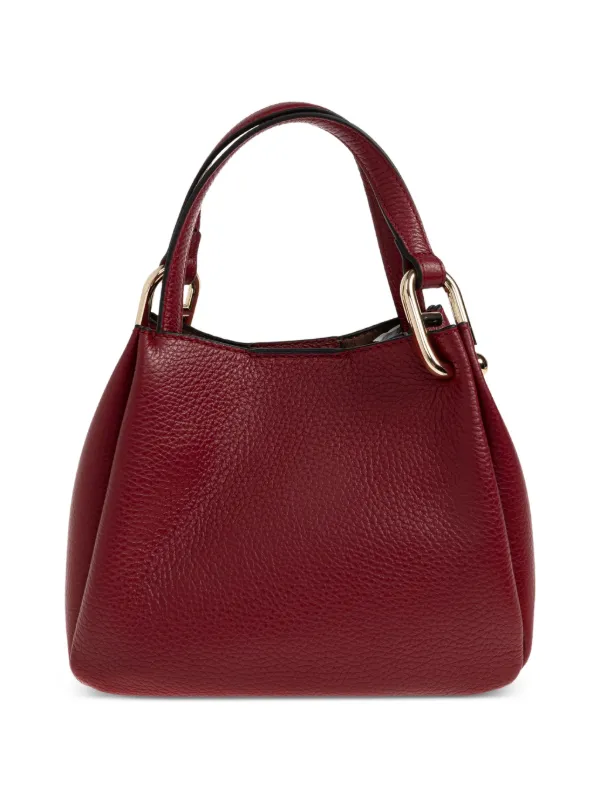 Furla Grained Leather Tote Bag | Red | FARFETCH