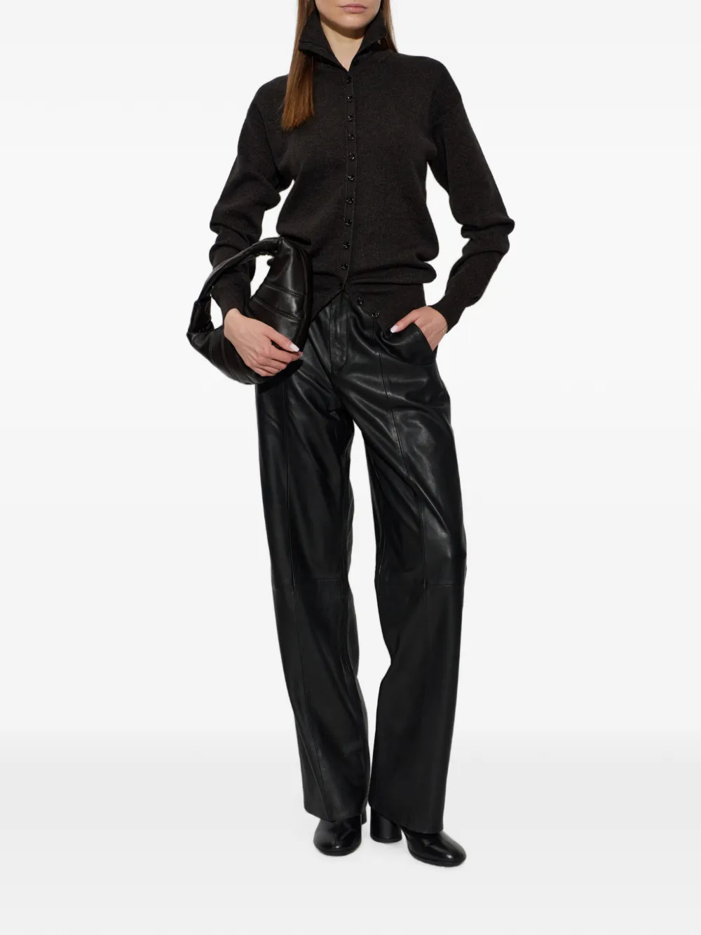 LEMAIRE Button-up vest Bruin