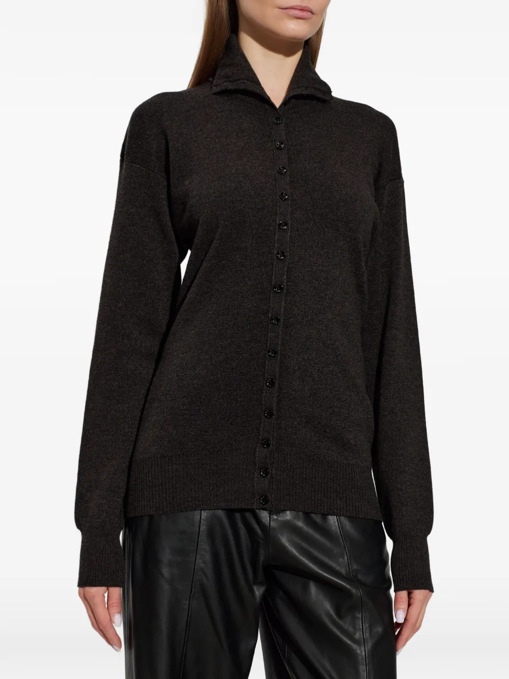 LEMAIRE Button-up vest Bruin
