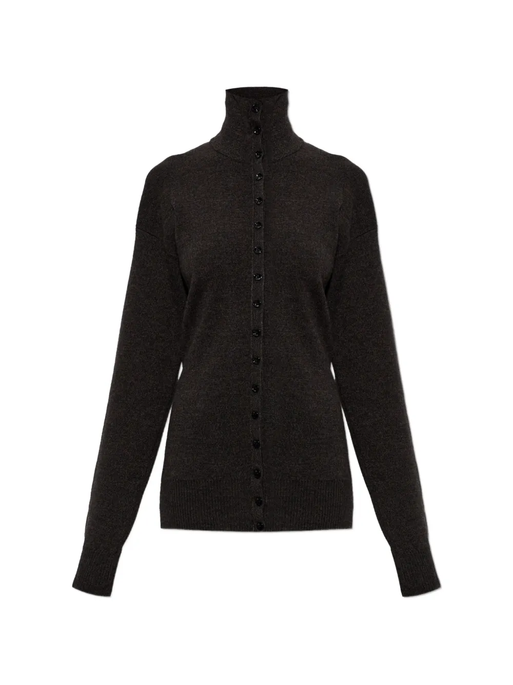 LEMAIRE button-up wool cardigan - Marrone