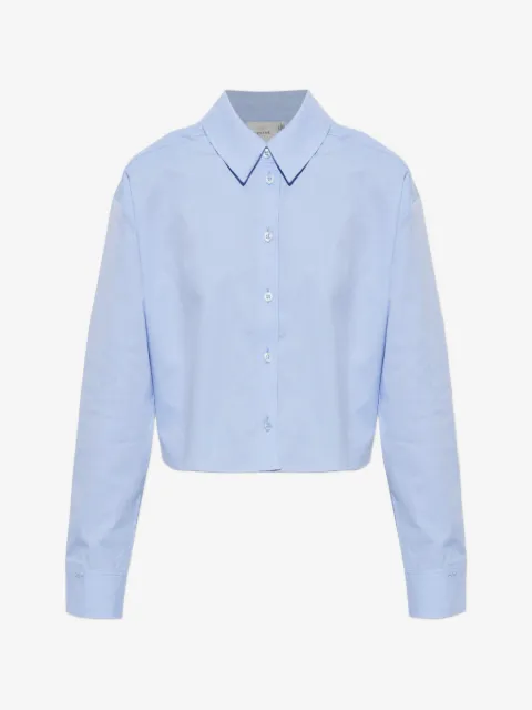Gestuz cropped long-sleeve shirt