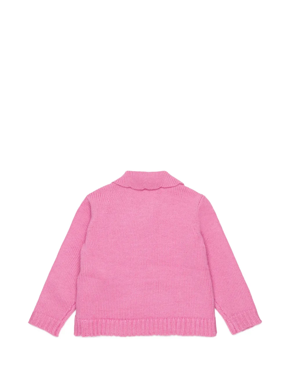 Diesel Kids Vest met gewelfde kraag en geborduurd logo Roze