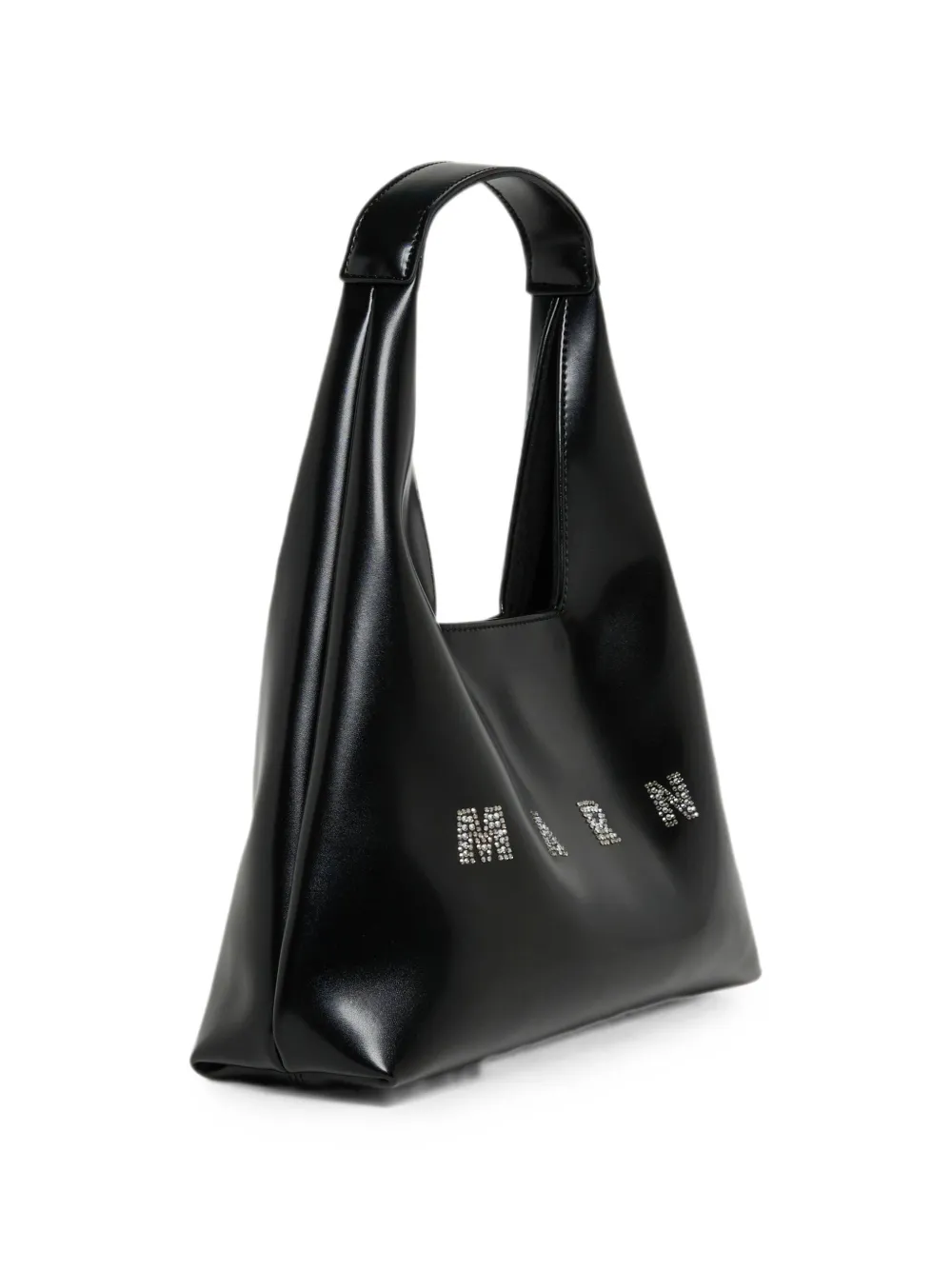 Marni Kids Diamond schoudertas verfraaid met logo Zwart