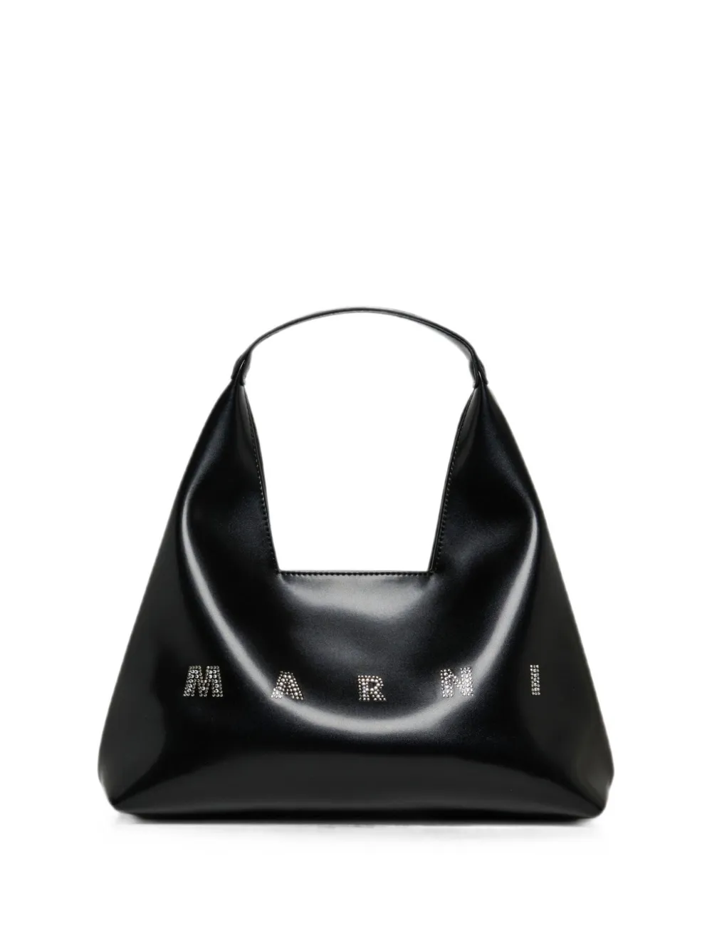 Marni Kids Diamond logo-embellished shoulder bag - Nero